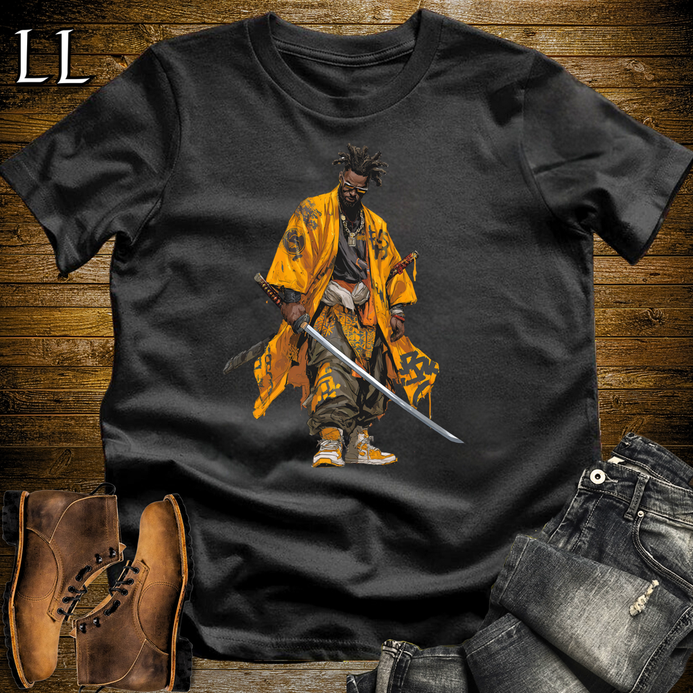 African Yellow Street Samurai - Black