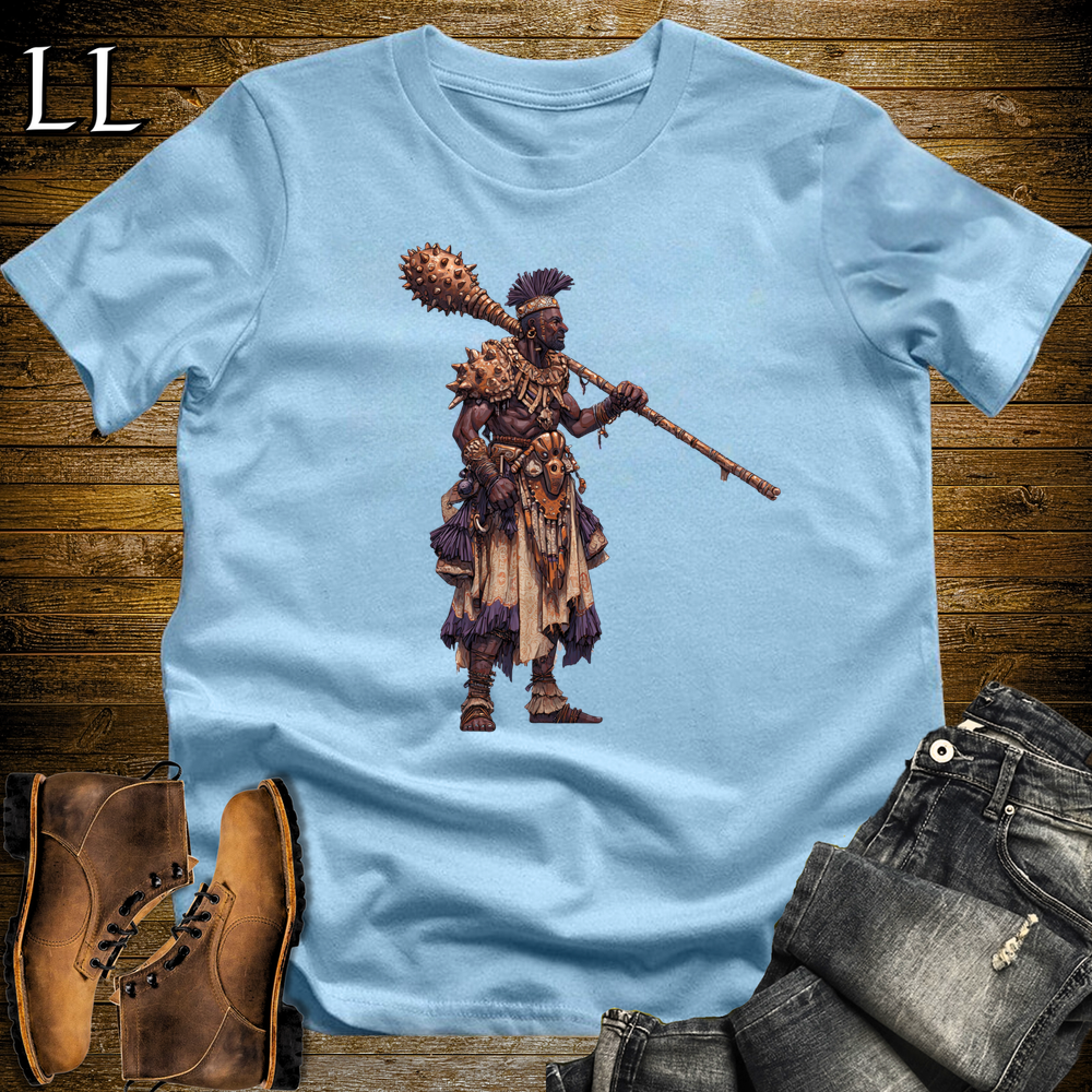African Copper Mace Warrior - Light Blue