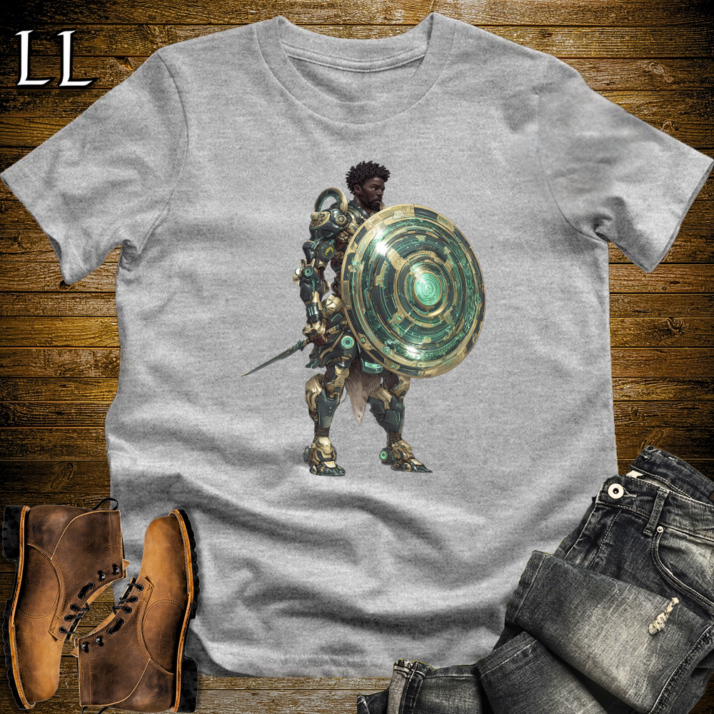 African Emerald Shield Warrior - Sport Grey