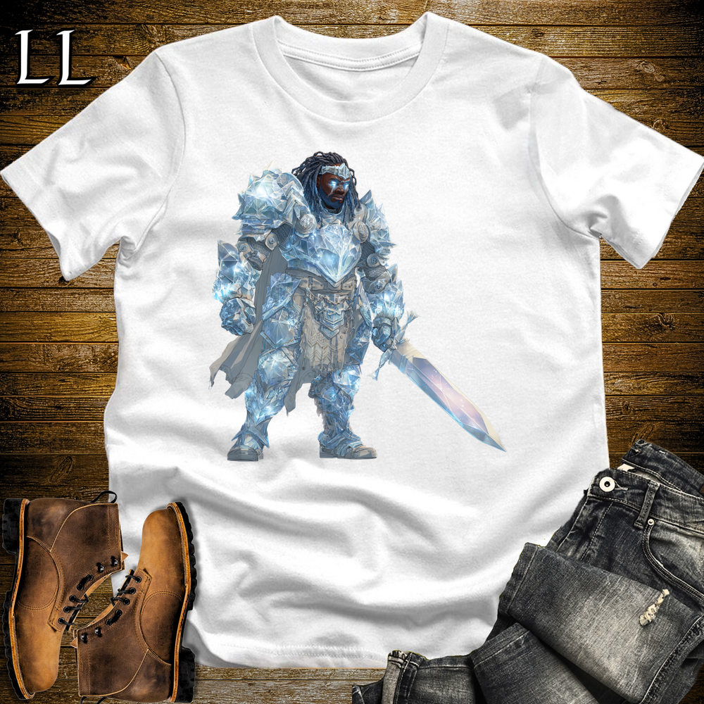 African Diamond Armor King Softstyle Tee - White