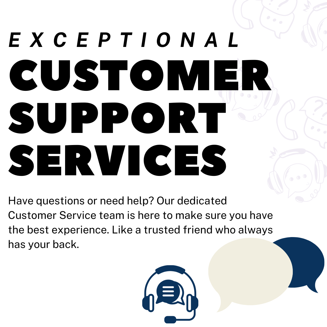 Exceptional Customer Service, Have questions or need help contact us Image