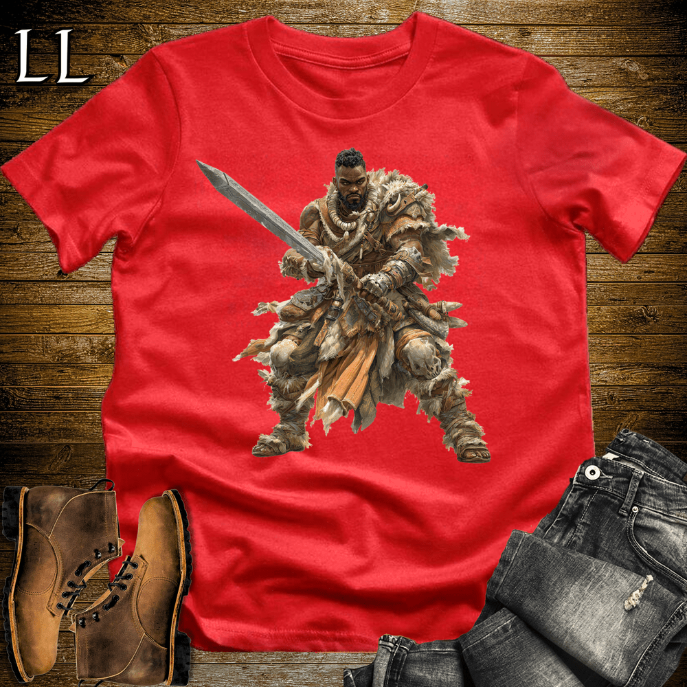 African Swordmaster - Red - LegacyLayers