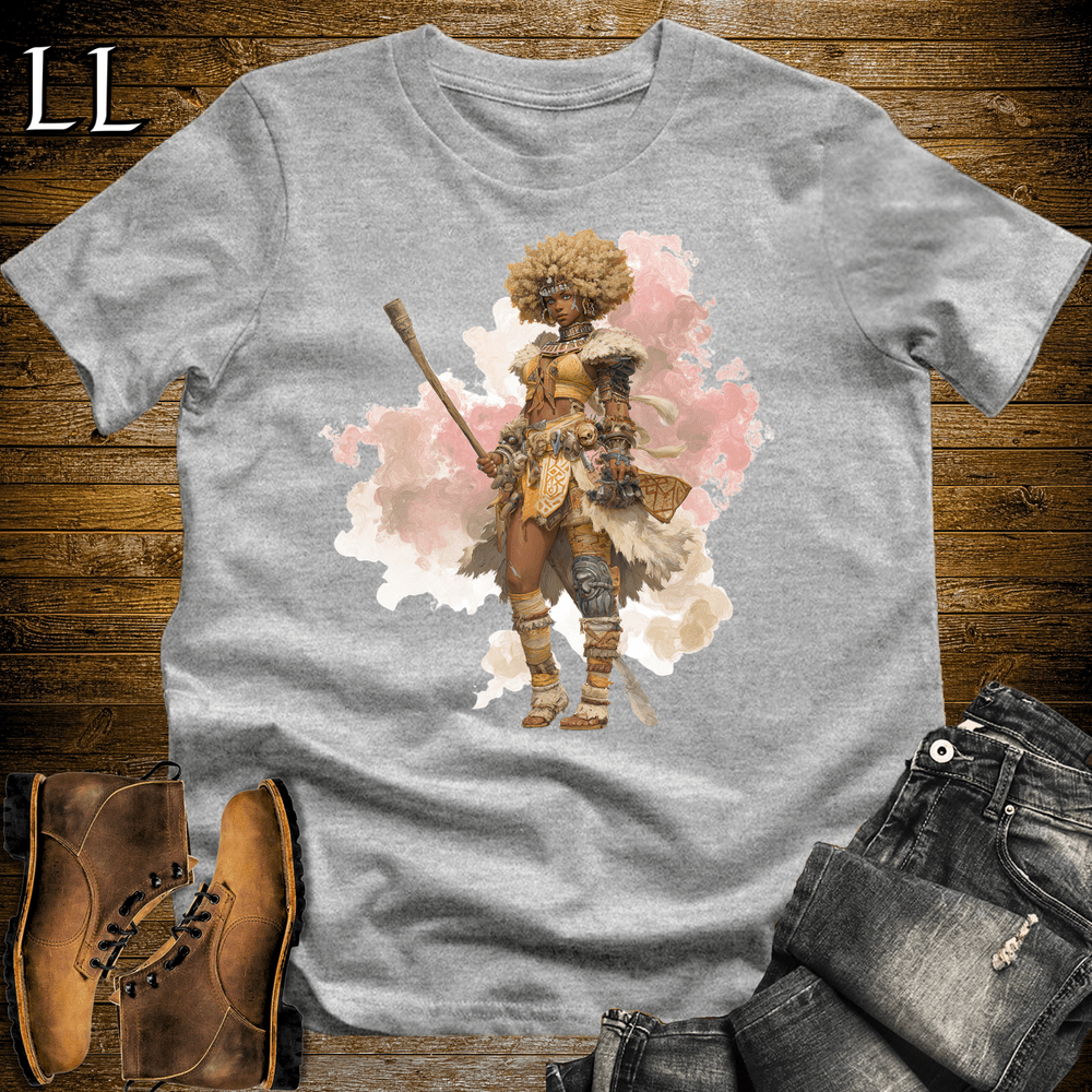 African Tribal Queen - Sport Grey - LegacyLayers