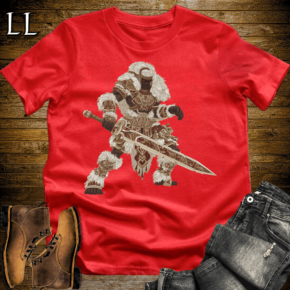 African Tribal Sword King - Red - LegacyLayers