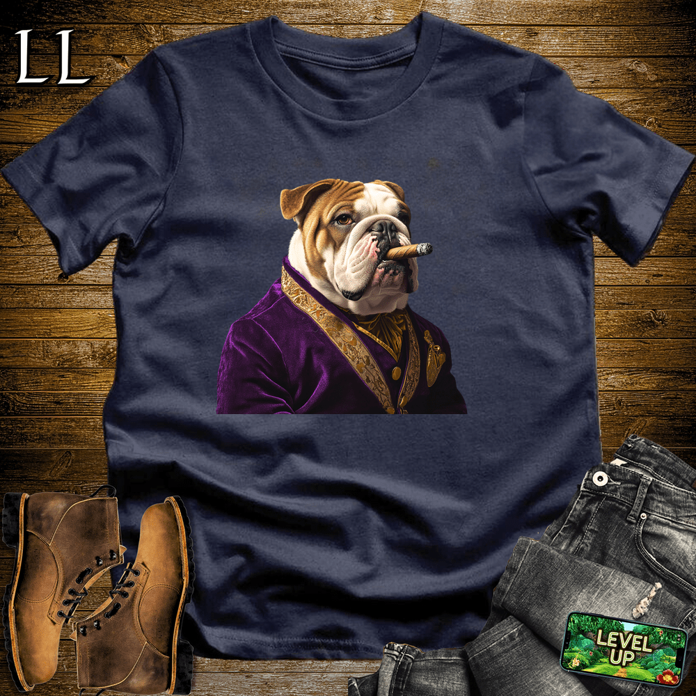 Cigar English Bulldog - Navy - LegacyLayers