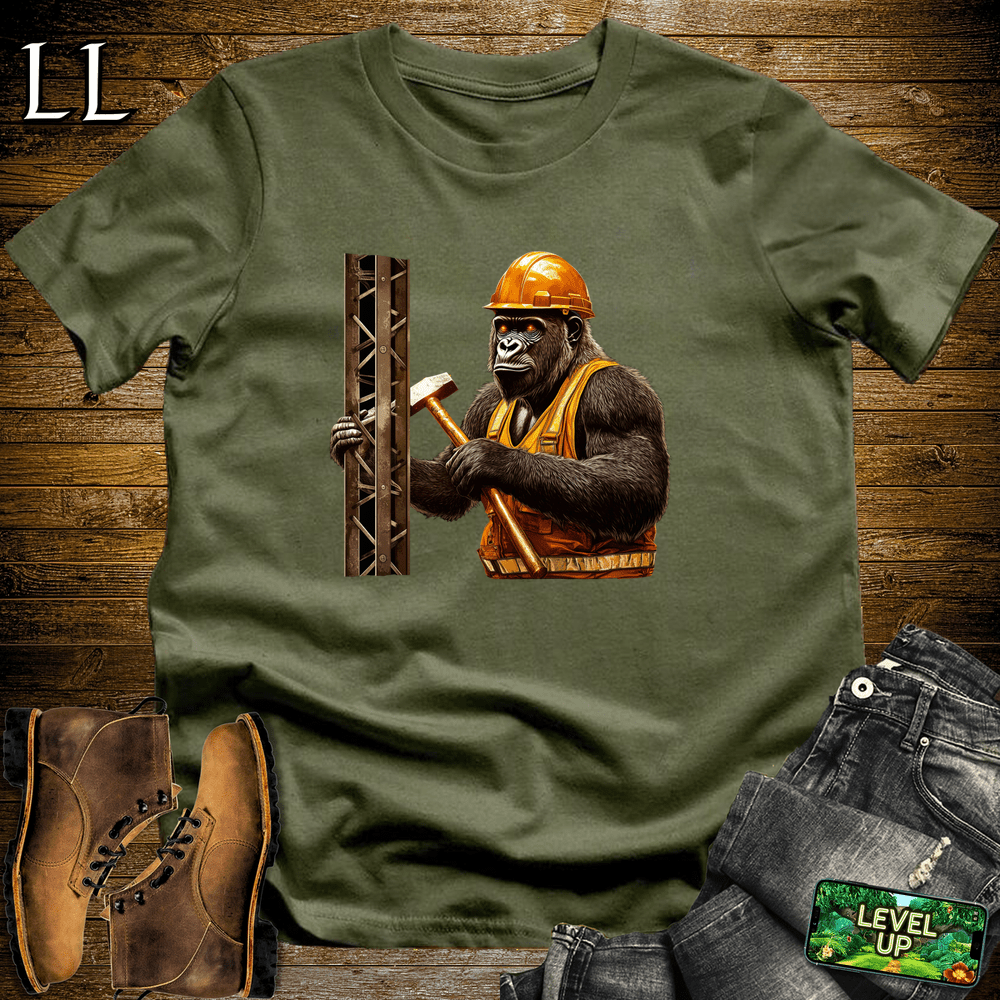 Construction Worker Gorilla - Military Green - LegacyLayers