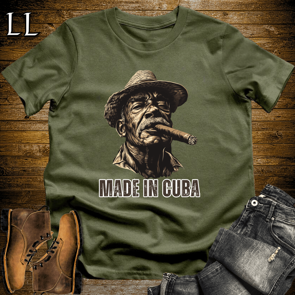 Cuban Cigar Made In Cuba - Military Green - LegacyLayers