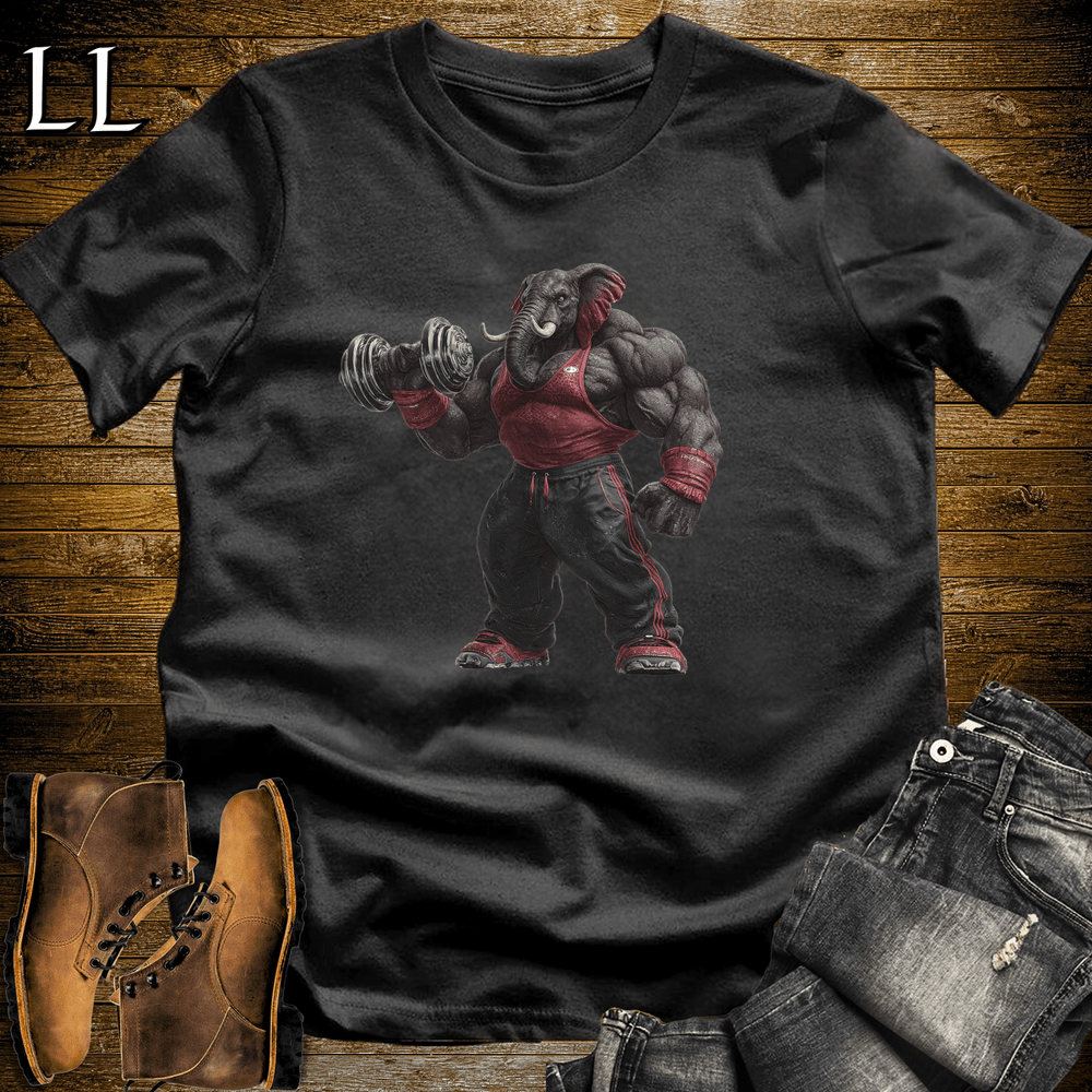 Gym Beast Bicep Curl Black Elephant - Black - LegacyLayers