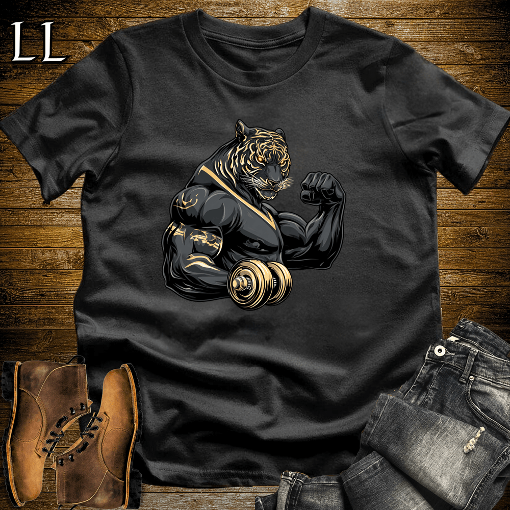 Gym Beast Bicep Curl Black Tiger - Black - LegacyLayers