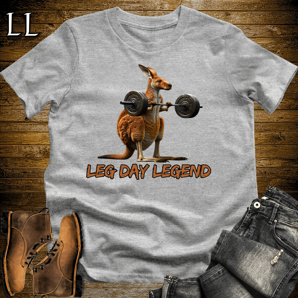 Gym Beast Leg Day Legend - Sport Grey - LegacyLayers