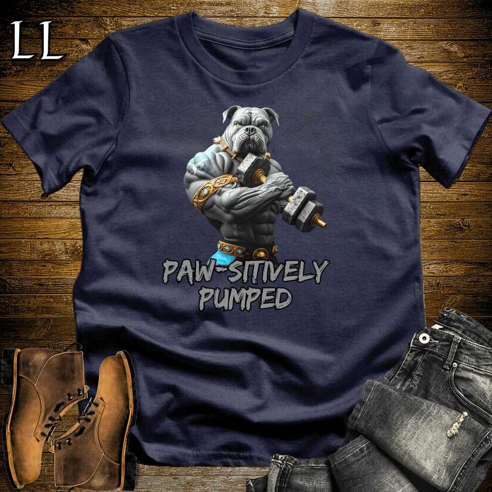 Gym Beast Pawsitively Pumped - Navy - LegacyLayers
