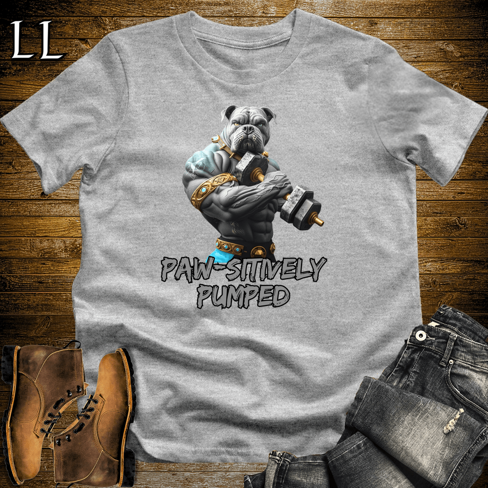 Gym Beast Pawsitively Pumped - Sport Grey - LegacyLayers