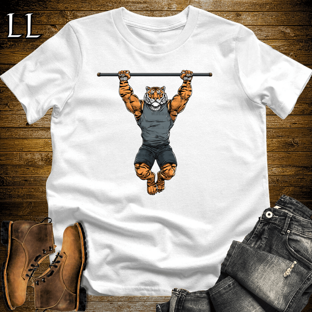 Gym Beast Pull Up Bengal Tiger - White - LegacyLayers