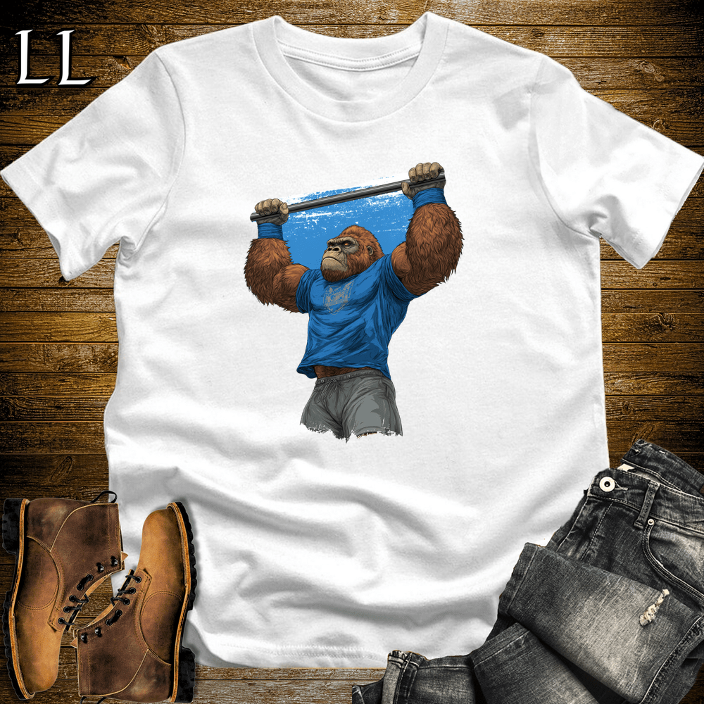 Gym Beast Pullup Blue Gorilla - White - LegacyLayers