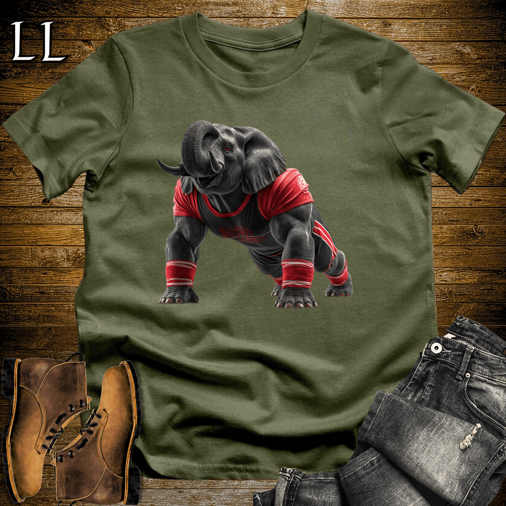 Gym Beast Pushup Red Elephant - Military Green - LegacyLayers