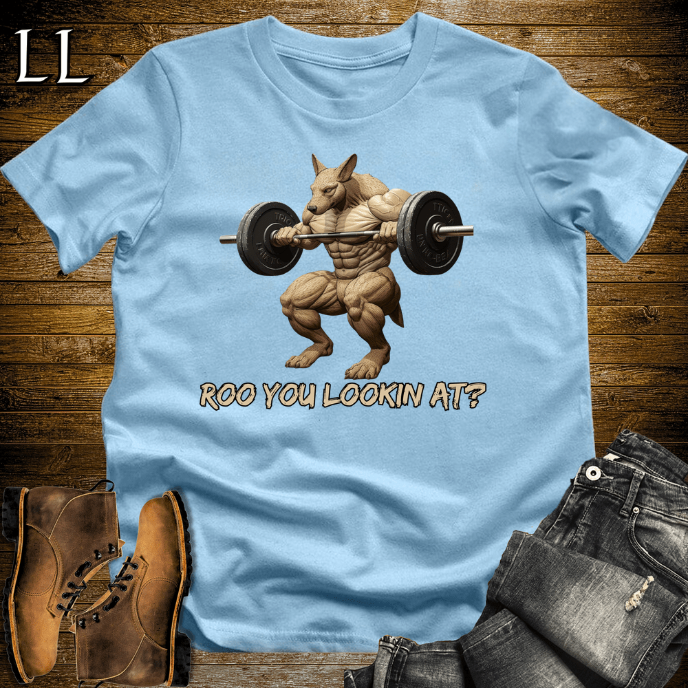 Gym Beast Roo You Looking At - Light Blue - LegacyLayers