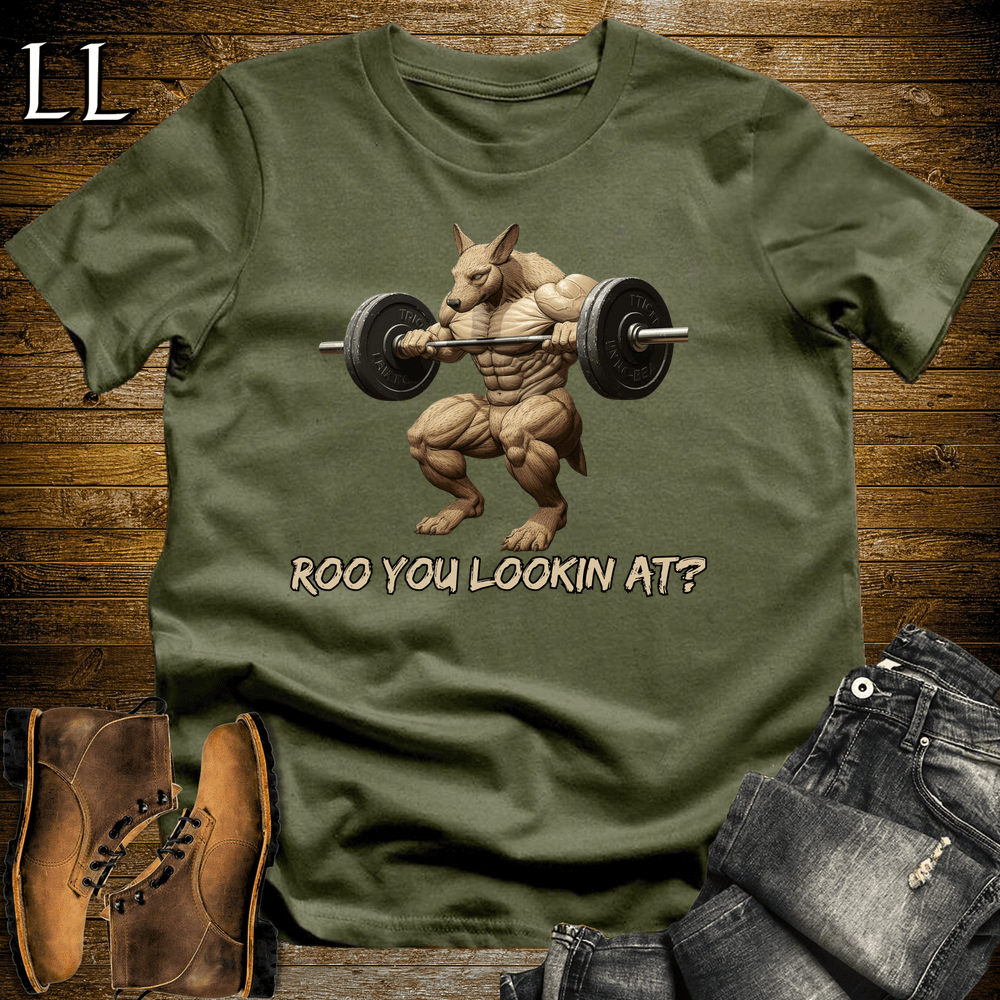 Gym Beast Roo You Looking At - Military Green - LegacyLayers
