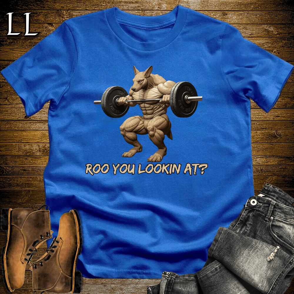 Gym Beast Roo You Looking At - Royal - LegacyLayers