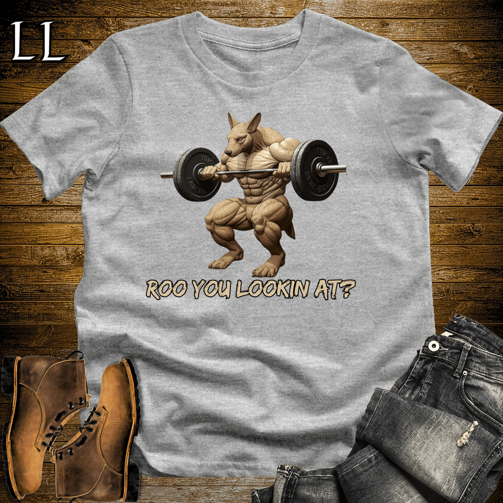 Gym Beast Roo You Looking At - Sport Grey - LegacyLayers