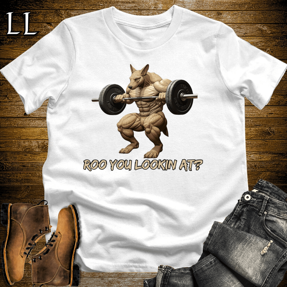 Gym Beast Roo You Looking At - White - LegacyLayers