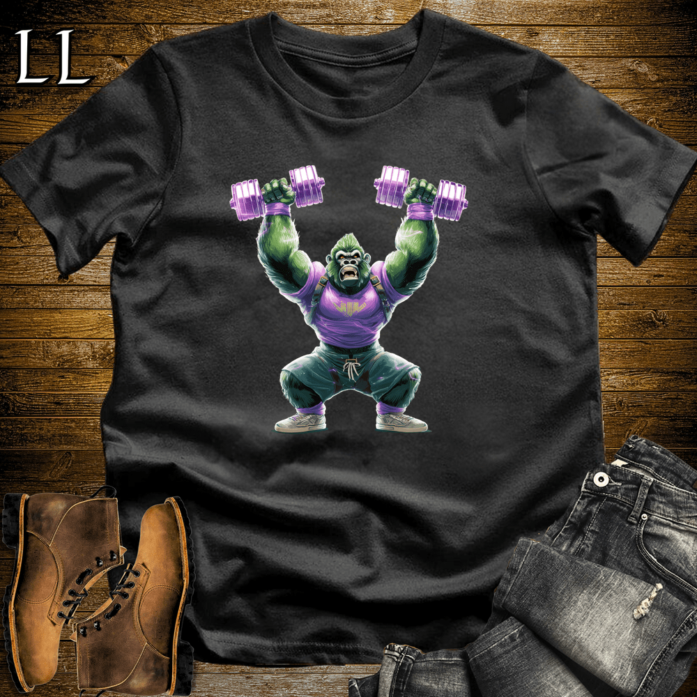Gym Beast Shoulder Press Purple Gorilla - Black - LegacyLayers