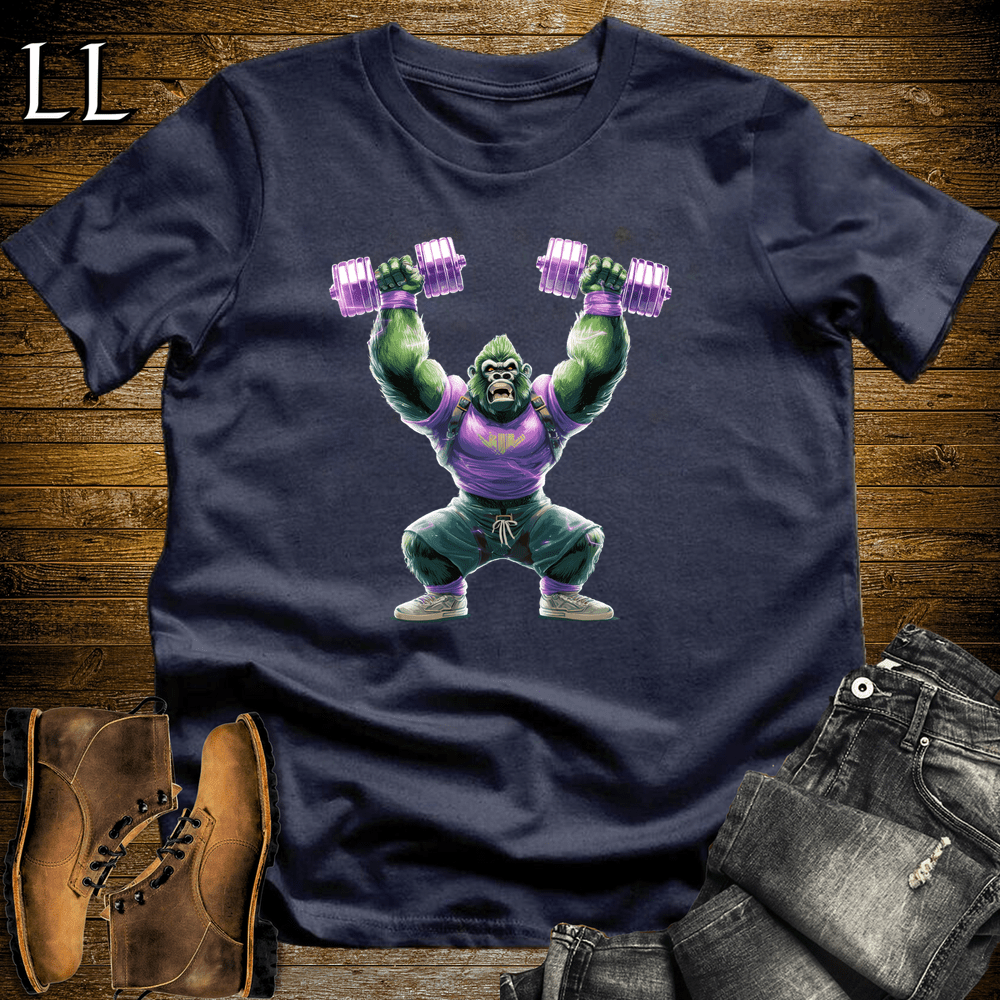 Gym Beast Shoulder Press Purple Gorilla - Navy - LegacyLayers