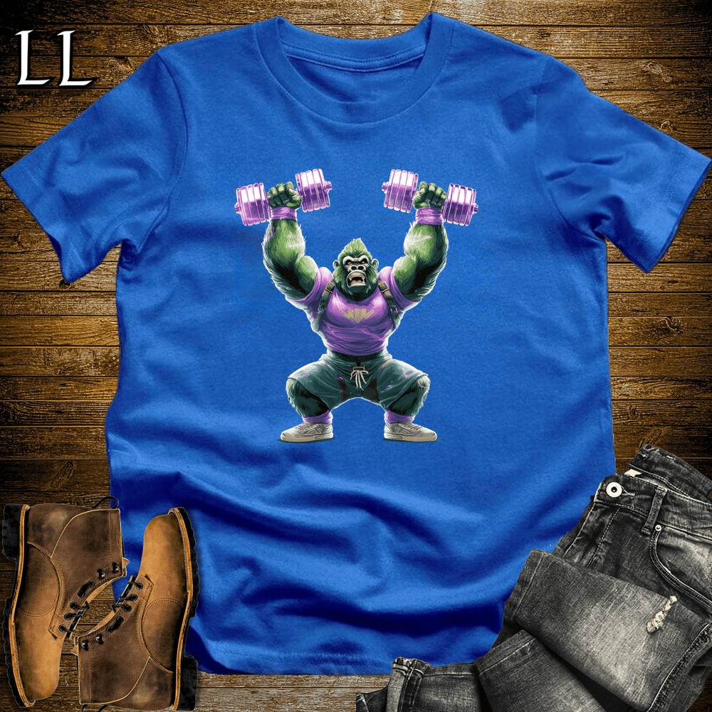 Gym Beast Shoulder Press Purple Gorilla - Royal - LegacyLayers