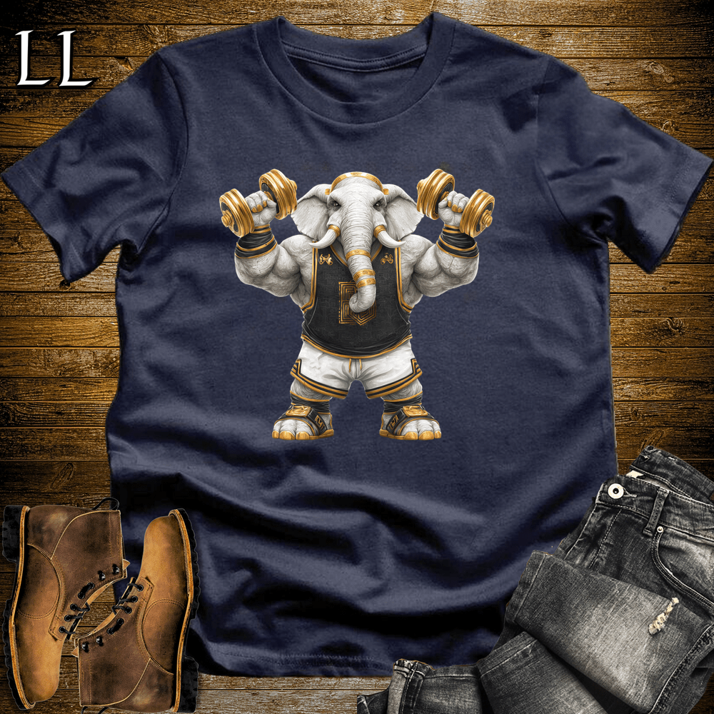 Gym Beast Shoulder Press White Elephant - Navy - LegacyLayers