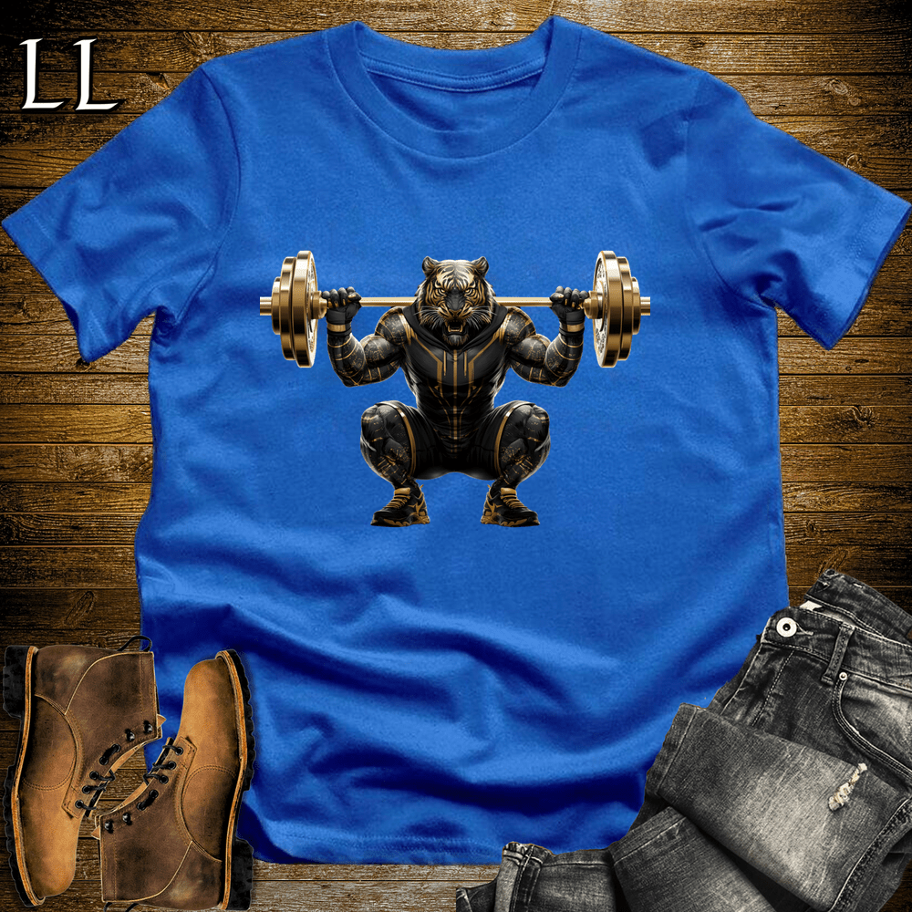 Gym Beast Squat Black Tiger - Royal - LegacyLayers
