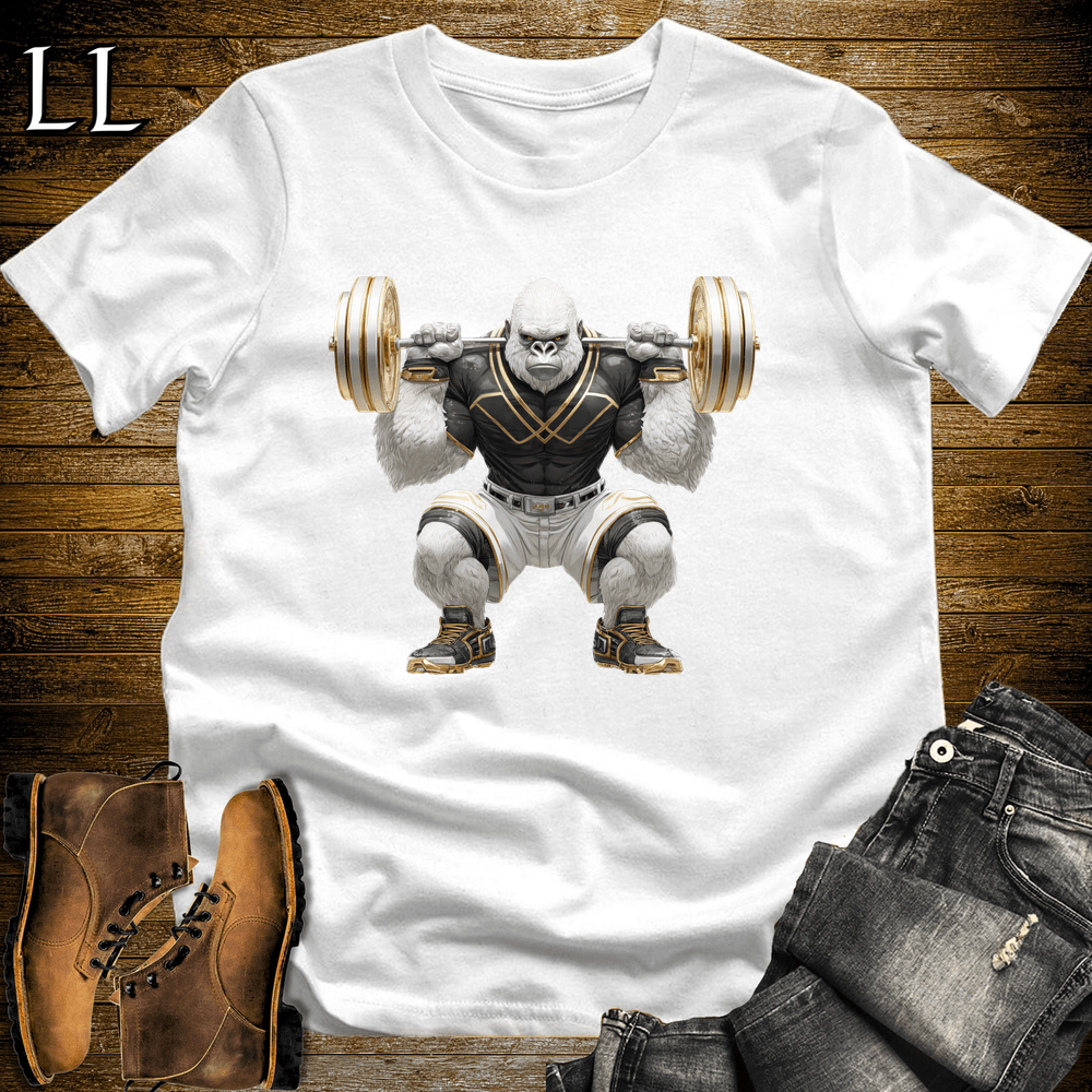Gym Beast Squat White Gorilla - White - LegacyLayers