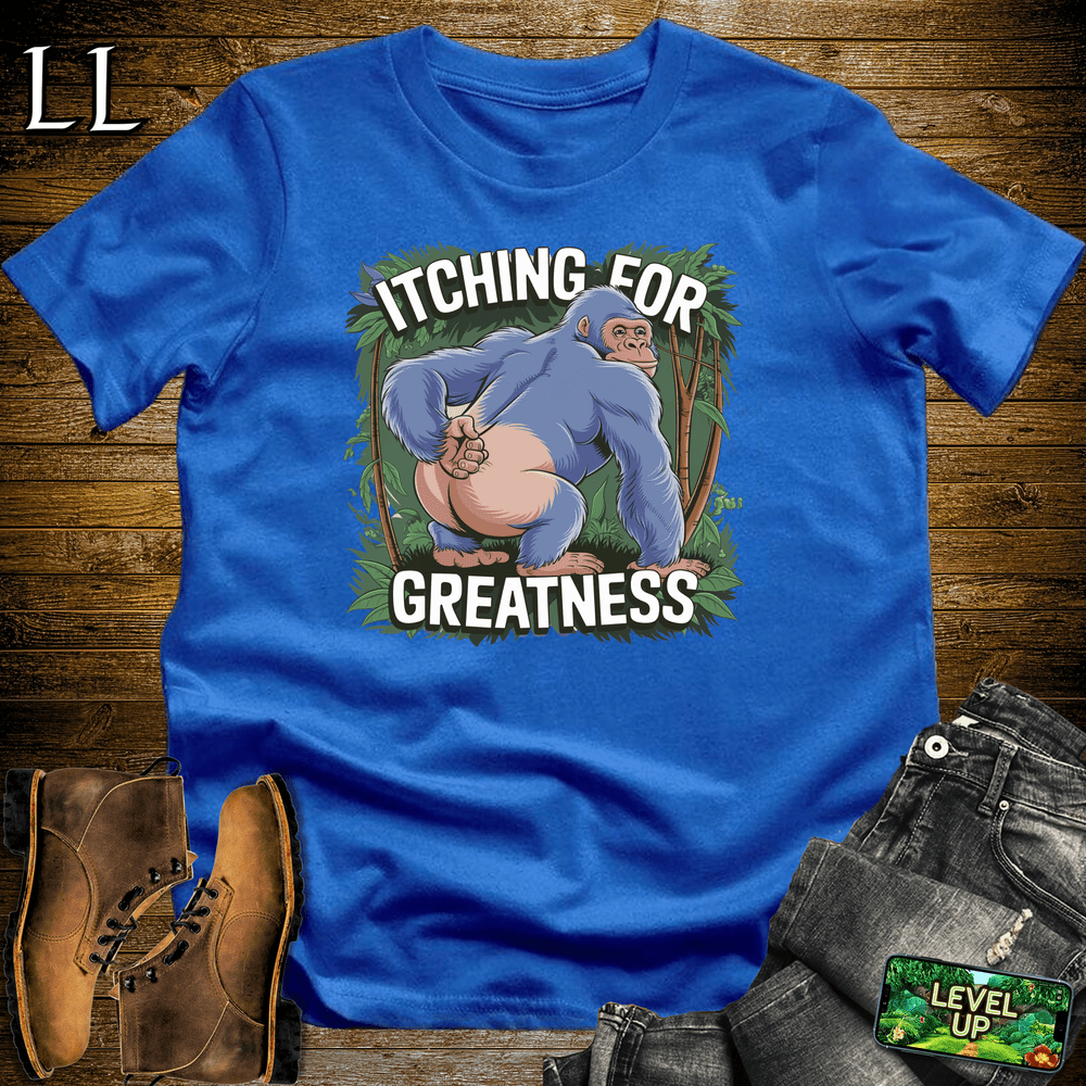 Itching For Greatness Gorilla - Royal - LegacyLayers