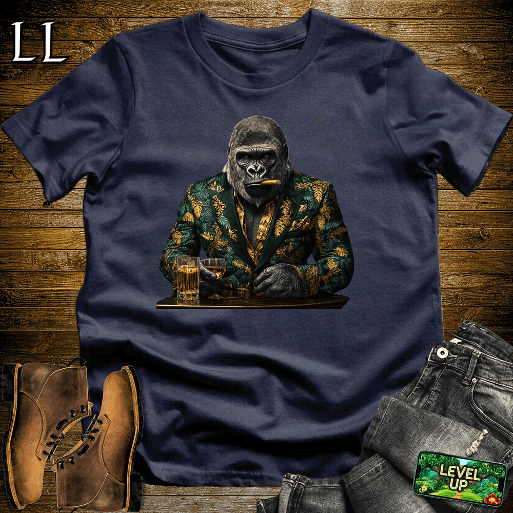 Jungle Suit Cigar Gorilla - Navy - LegacyLayers