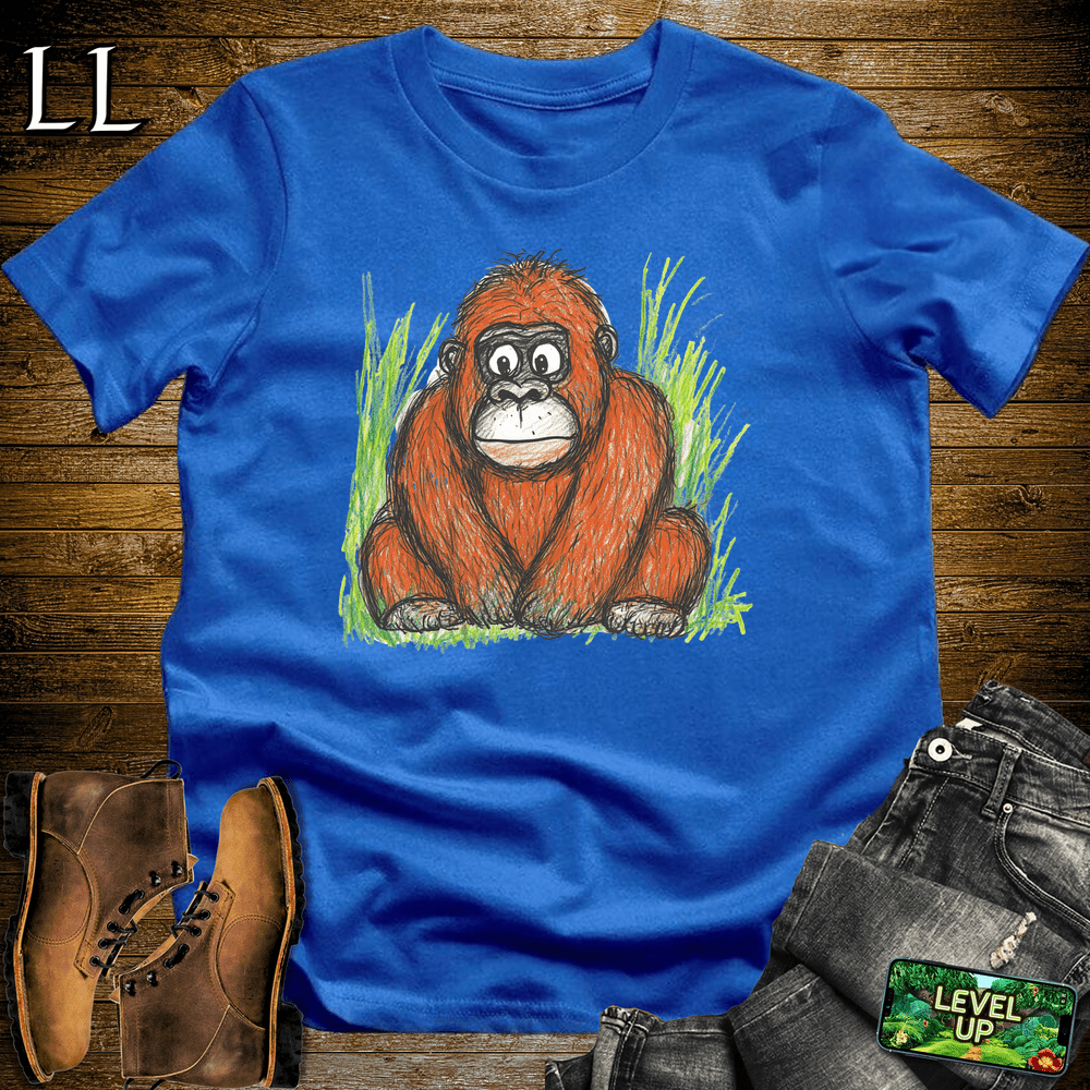 Kids Art Gorilla - Royal - LegacyLayers