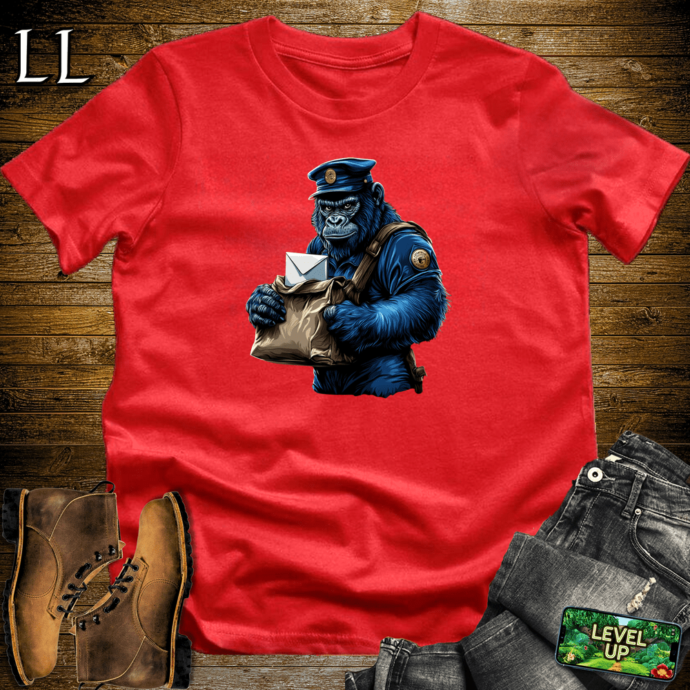 Mailman Gorilla - Red - LegacyLayers