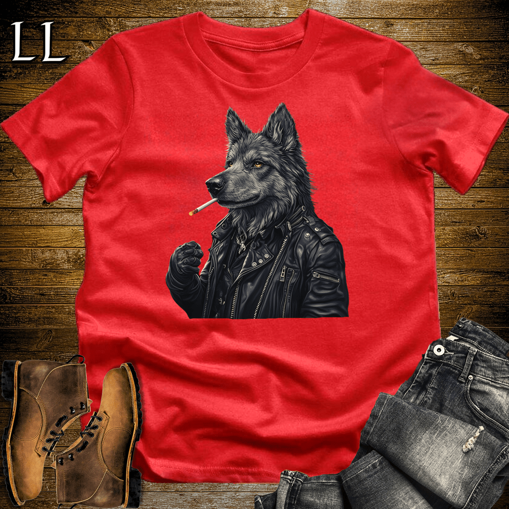 Party Animal Cig Break Dog - Red - LegacyLayers