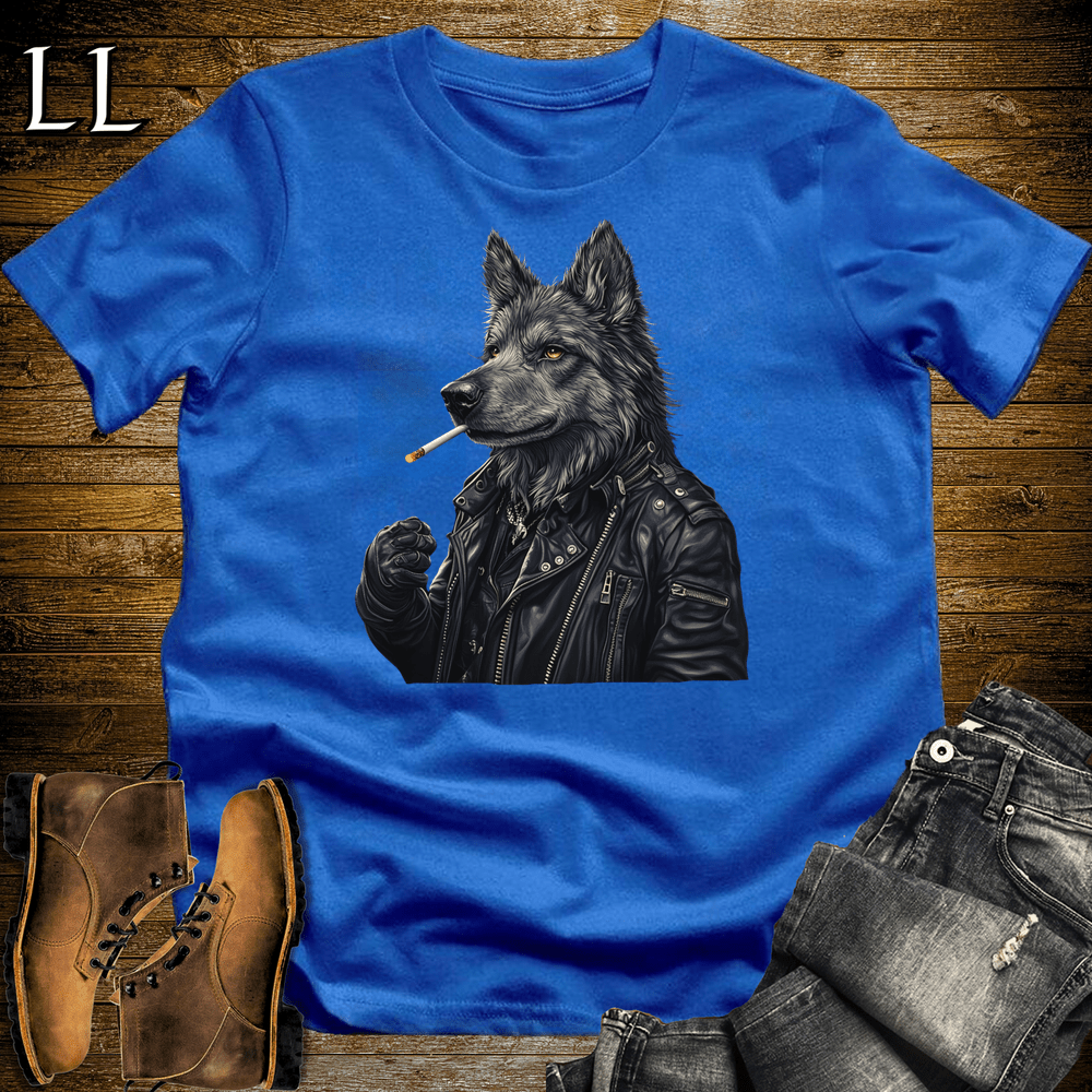 Party Animal Cig Break Dog - Royal - LegacyLayers