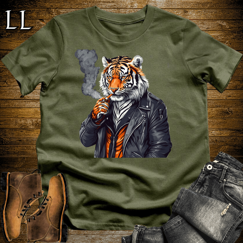 Party Animal Cig Tiger - Military Green - LegacyLayers