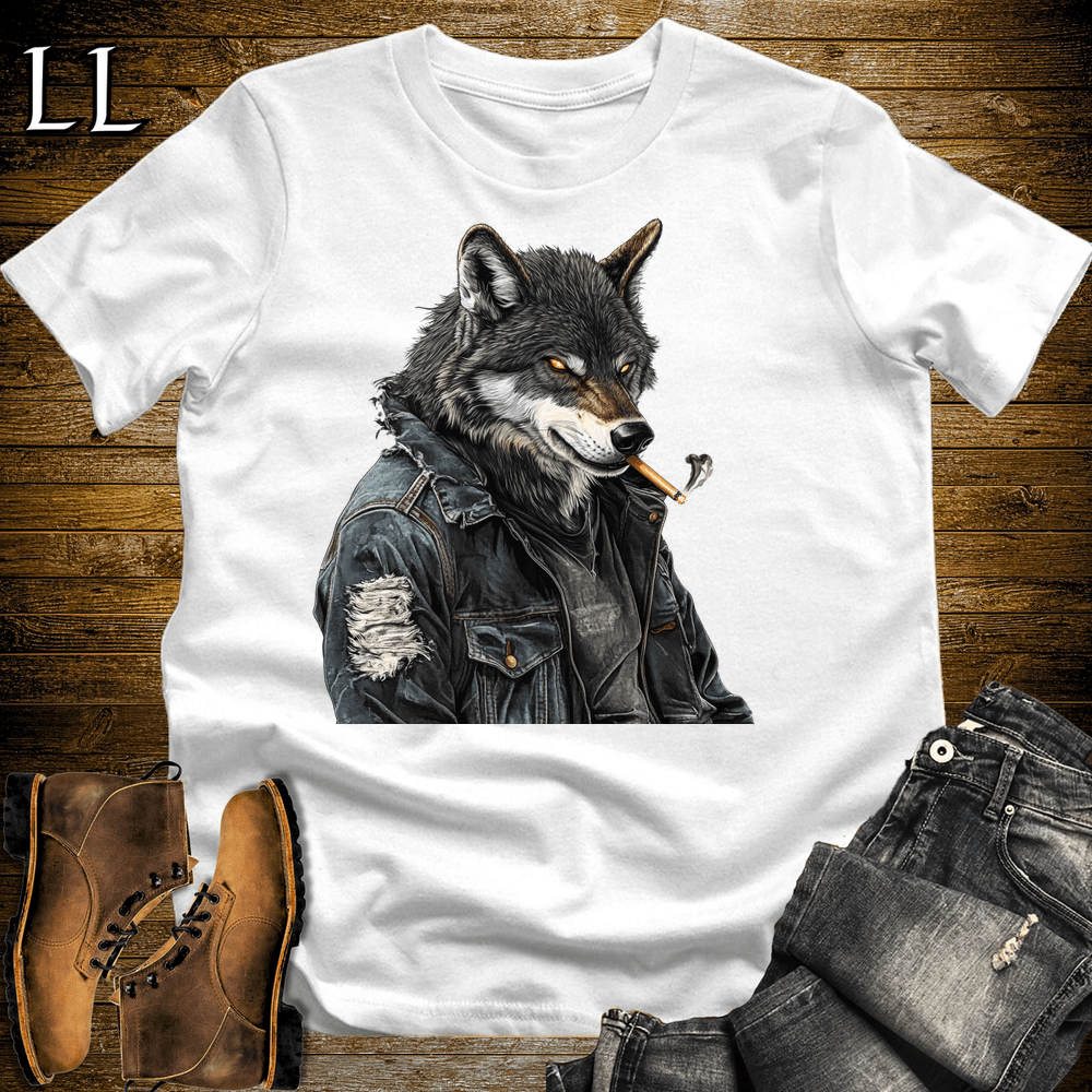Party Animal Cig Wolf - White - LegacyLayers