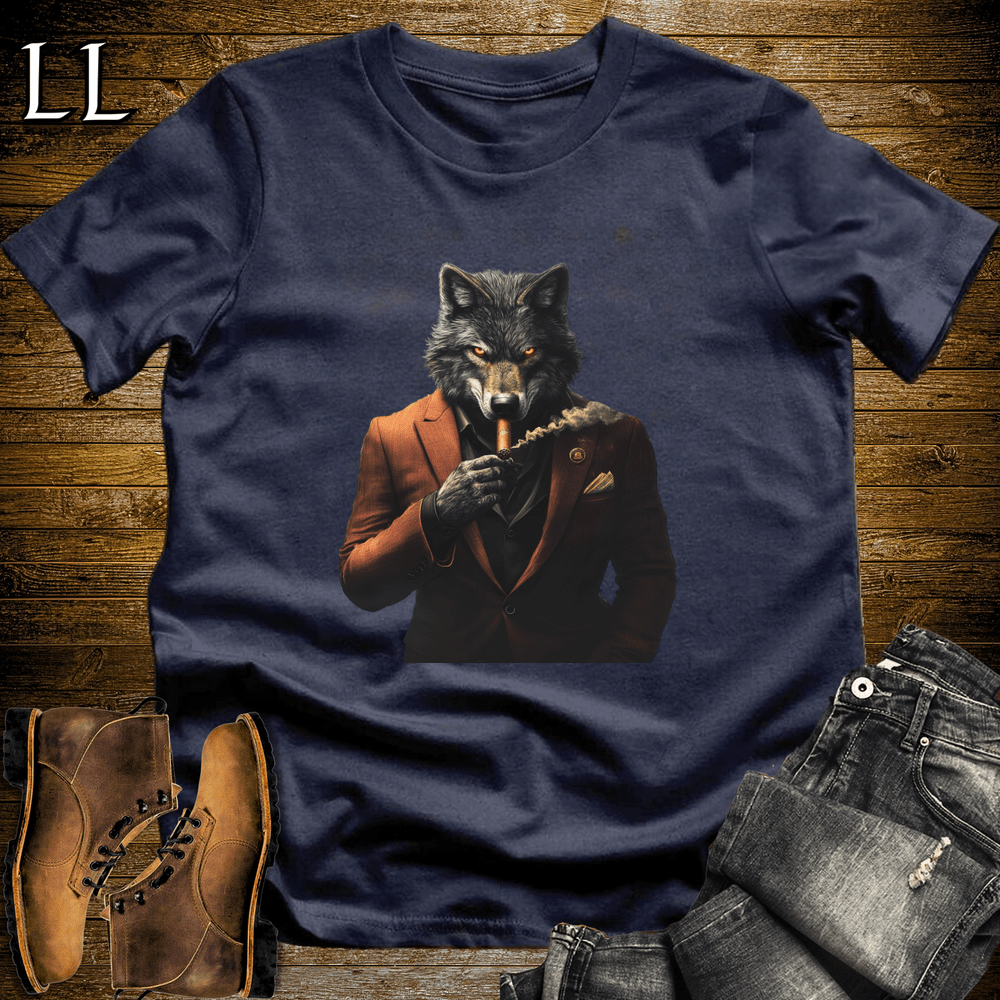 Party Animal Cigar Wolf - Navy - LegacyLayers