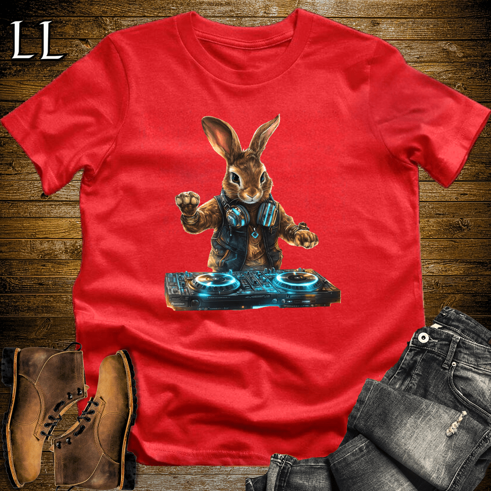 Party Animal Dj Rabbit - Red - LegacyLayers