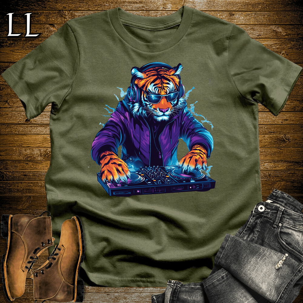 Party Animal Dj Tiger - Military Green - LegacyLayers