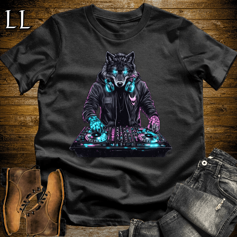 Party Animal Dj Wolf - Black - LegacyLayers