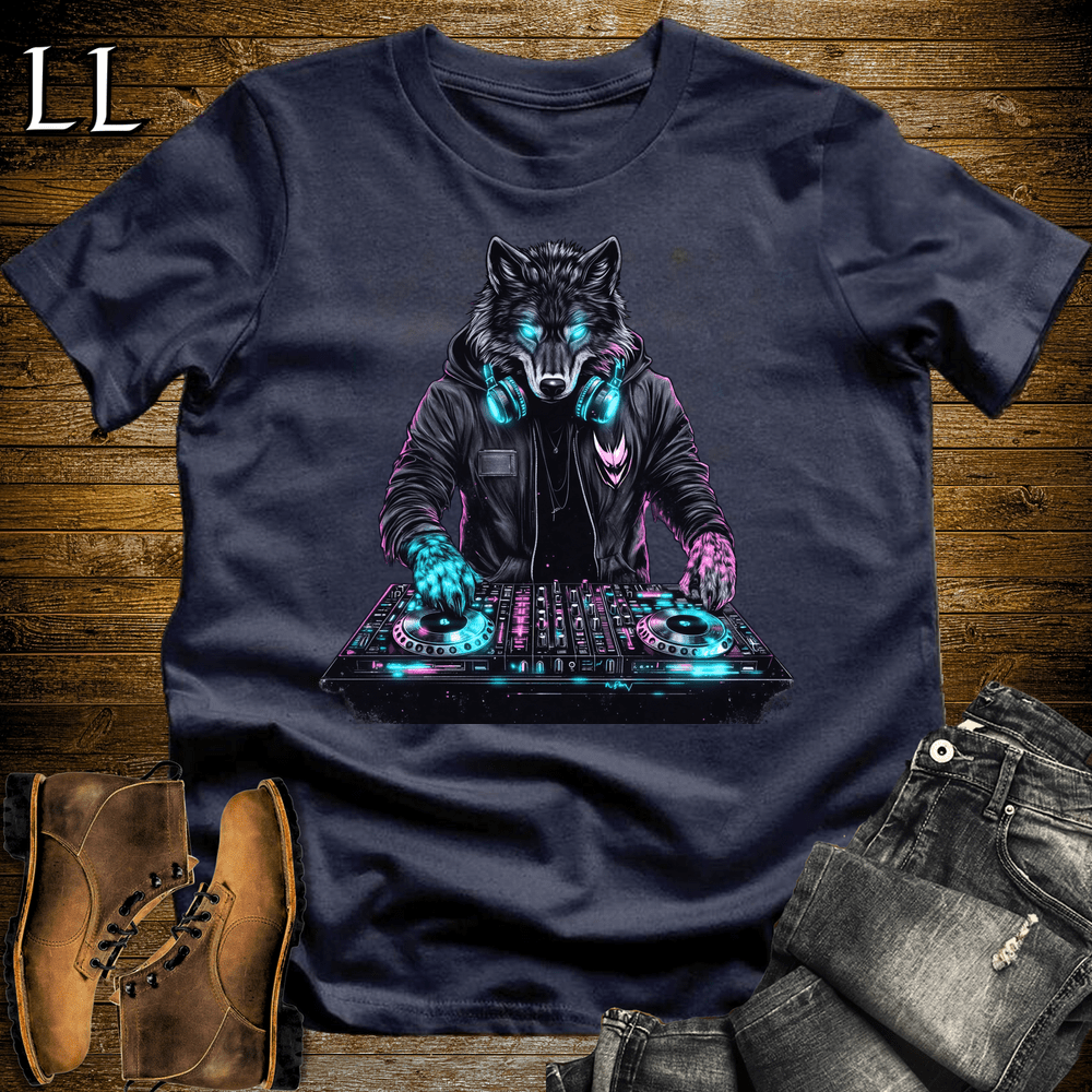 Party Animal Dj Wolf - Navy - LegacyLayers