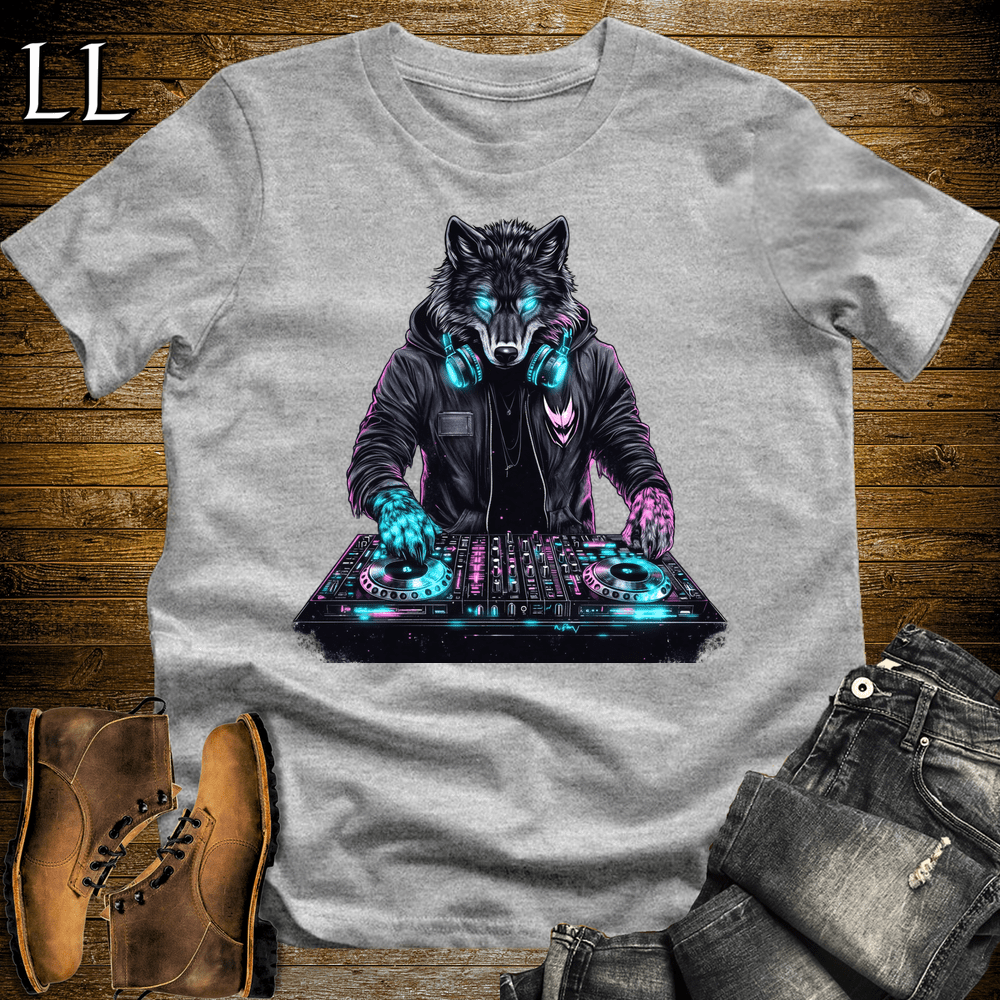 Party Animal Dj Wolf - Sport Grey - LegacyLayers