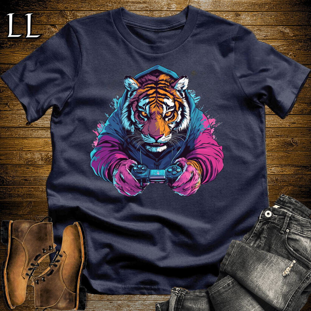 Party Animal Gaming Night Tiger - Navy - LegacyLayers