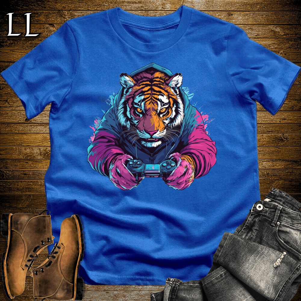 Party Animal Gaming Night Tiger - Royal - LegacyLayers