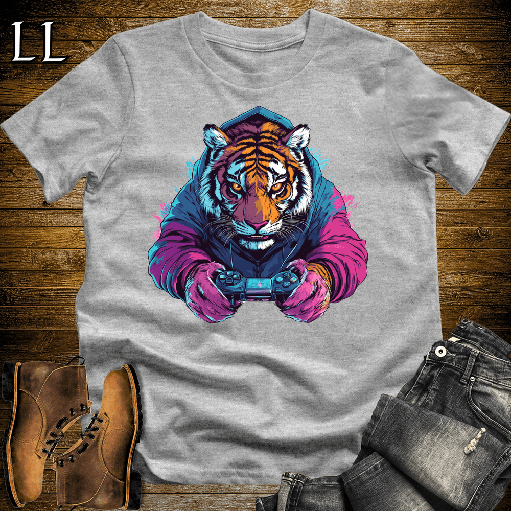 Party Animal Gaming Night Tiger - Sport Grey - LegacyLayers