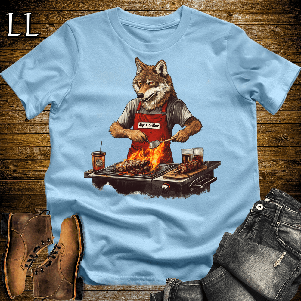 Party Animal Grill Wolf - Light Blue - LegacyLayers