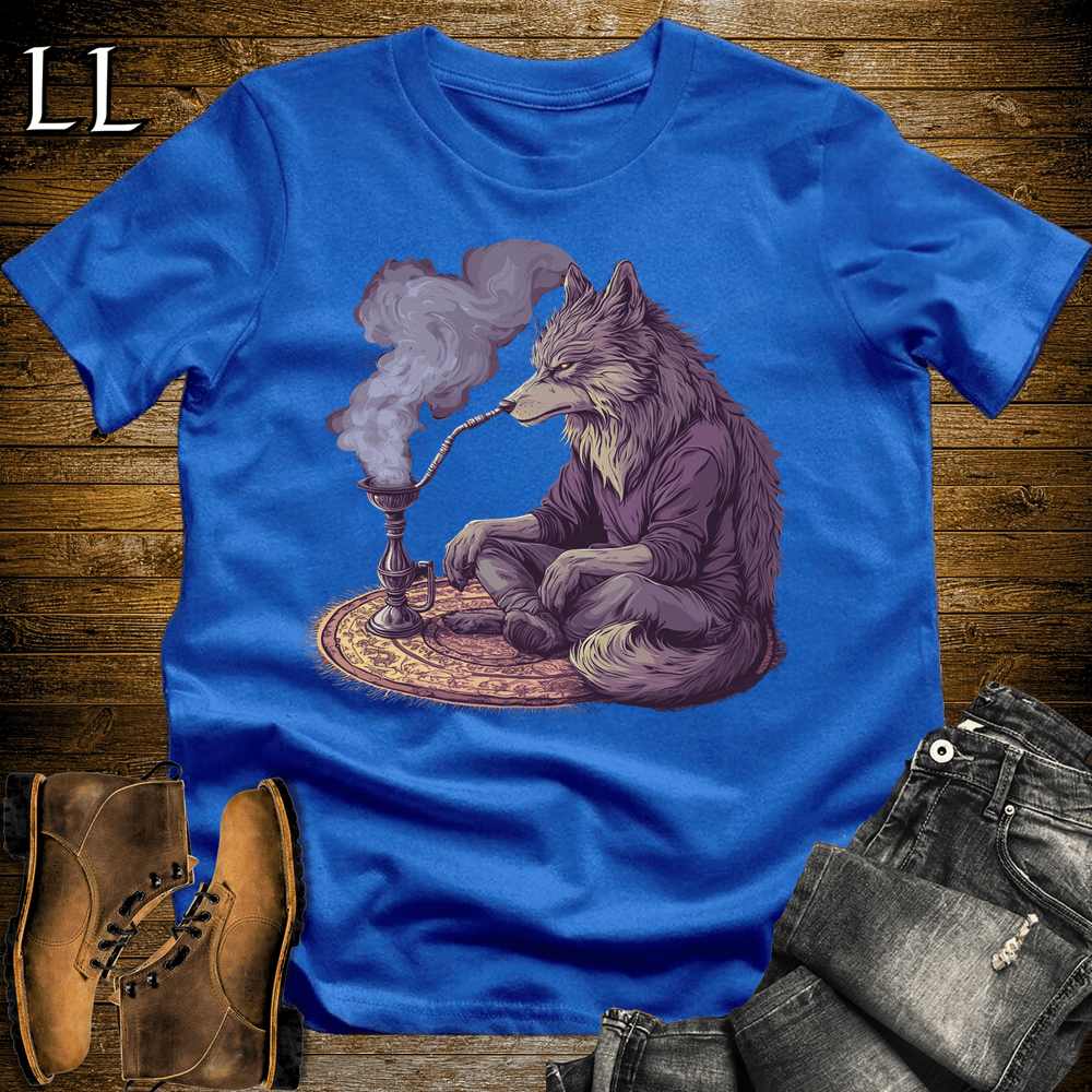 Party Animal Hookah Wolf - Royal - LegacyLayers