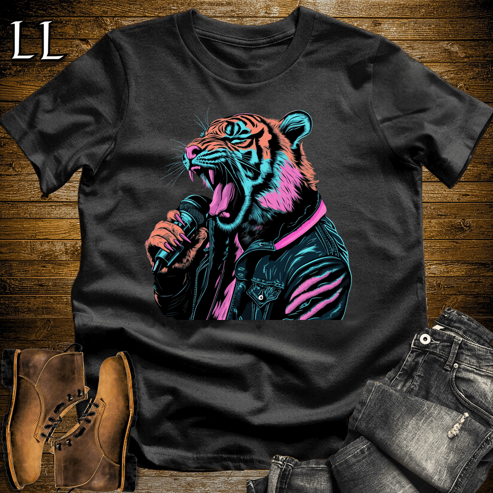 Party Animal Karaoke Tiger - Black - LegacyLayers